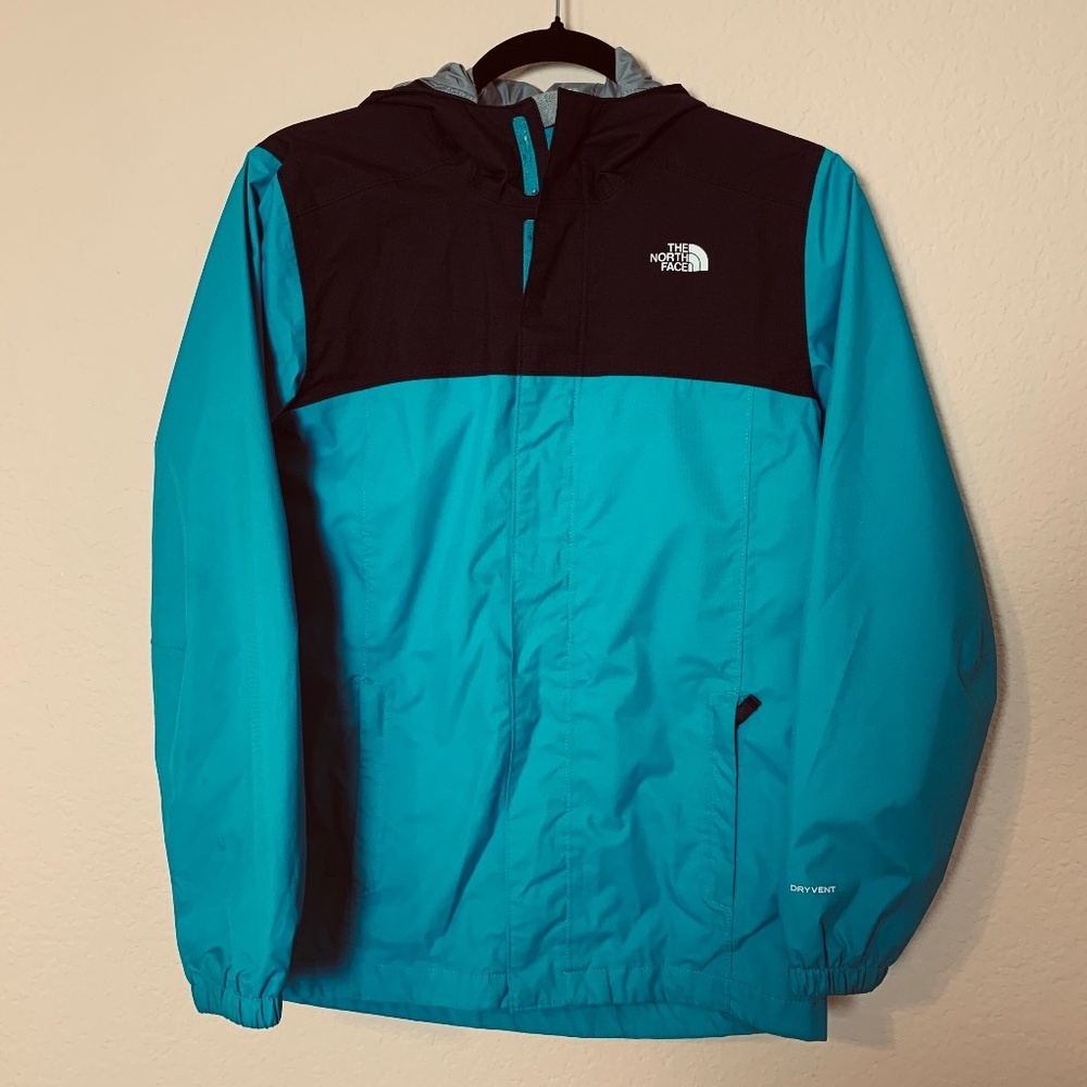 The North Face Boys Coat Large 14-16 Blue Winter School Outdoors Jacket Dry Vent